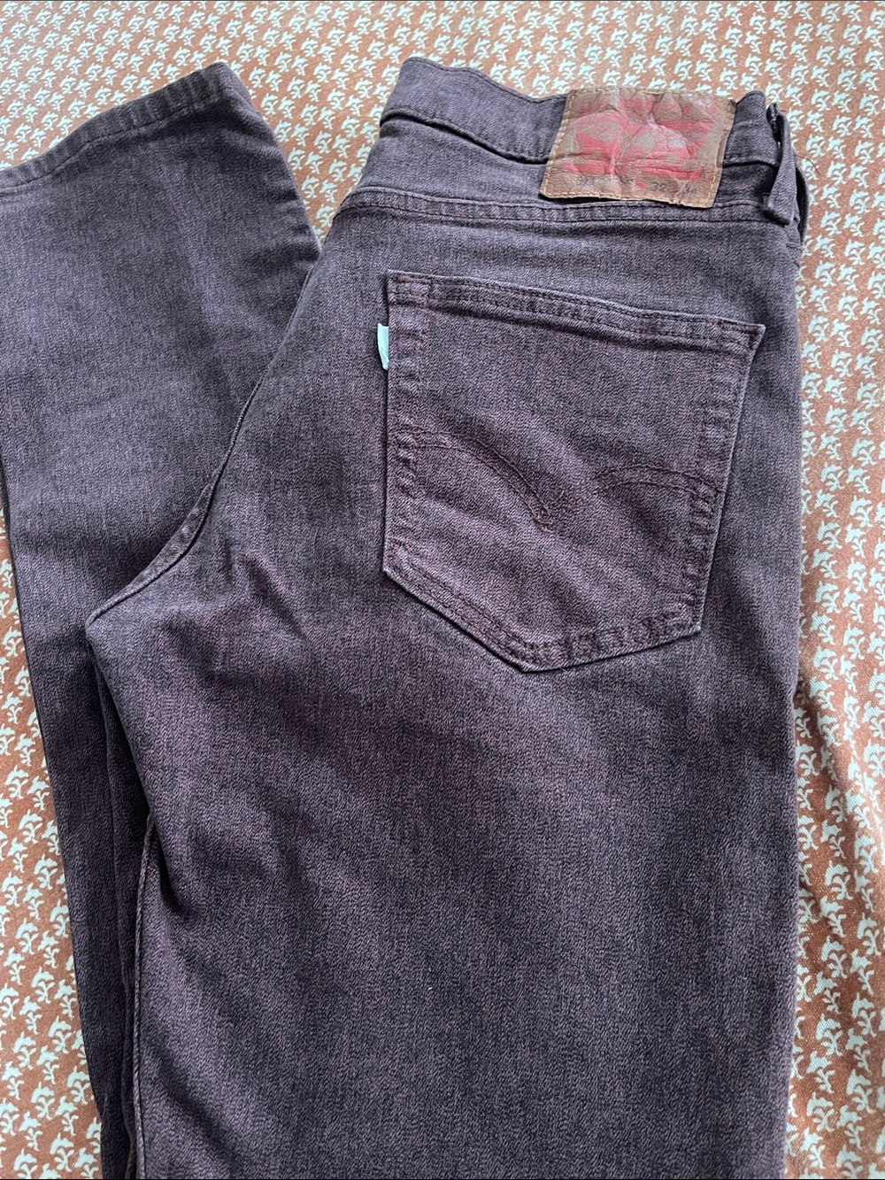 Levi's Skinny fit Jeans in Dark Brown-Purple